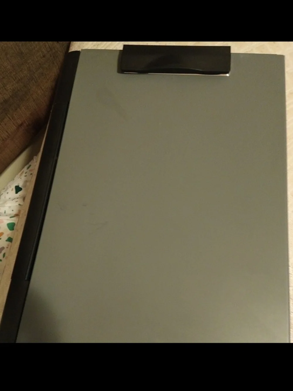 Gray Storage Clipboard